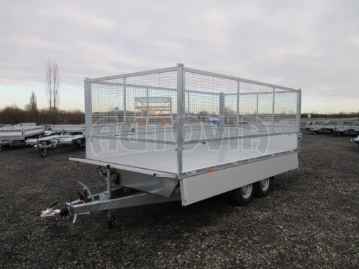 Univerzální skladový třístranný sklápěč PHT 3,5T 4,18x2,10/1,35 GITTER v elektrice