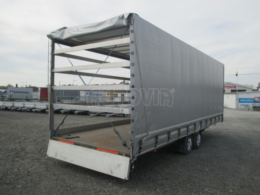 Bazarový nákladní přívěs s plachtou DN 3,5T B2 7,40x2,47/2,50 č.14