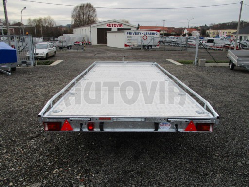 Přívěs pro přepravu automobilů AD 3,5T B2 5,17x2,09 plato slzičkový plech