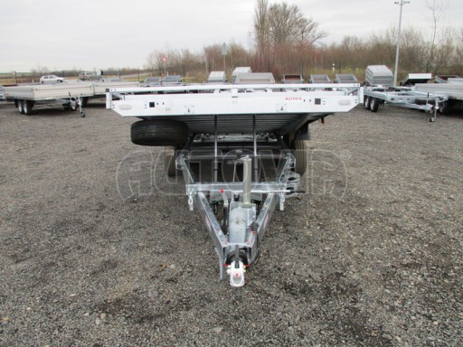 Přívěs pro přepravu automobilů AD 3,5T B2 5,17x2,09 plato slzičkový plech