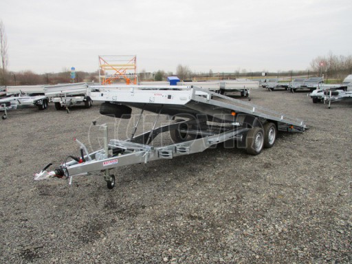 Přívěs pro přepravu automobilů AD 3,5T B2 5,17x2,09 plato slzičkový plech