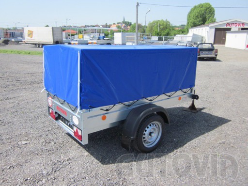 Jednoosý nebrzděný přívěs HD 20 750kg 2,06/1,11/0,30 č.10