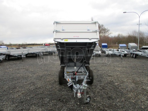 Sklápěcí přívěs DLT 2,7T 2,57x1,48/0,70 ruč pozink