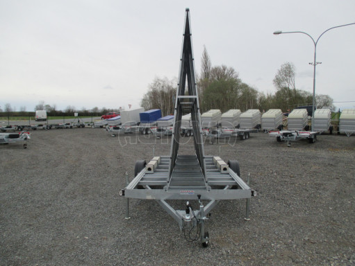 Přívěsný vozík pro umístění reklamy BGS Billboard plato 4,53x1,84 překlady