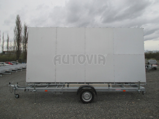 Přívěsný vozík pro umístění reklamy BGS Billboard plato 4,53x1,84 překlady