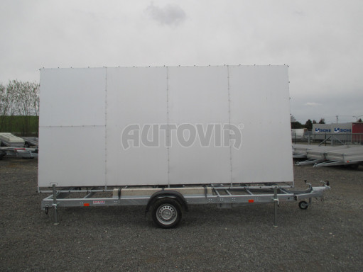 Přívěsný vozík pro umístění reklamy BGS Billboard plato 4,53x1,84 překlady