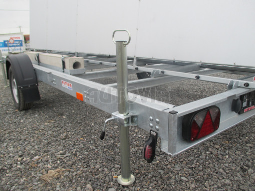 Přívěsný vozík pro umístění reklamy BGS Billboard plato 4,53x1,84 překlady