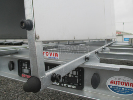 Přívěsný vozík pro umístění reklamy BGS Billboard plato 4,53x1,84 překlady