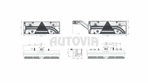 Svítilna sdružená Europoint III P-BL/BR/KO/ML/CO č.2