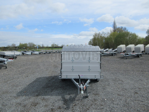PROFI hliníkový přívěs s nástavbami a víkem ZV 27 ALU B1 2,51x1,48/1,20