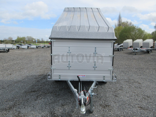 PROFI hliníkový přívěs s nástavbami a víkem ZV 27 ALU B1 2,51x1,48/1,20