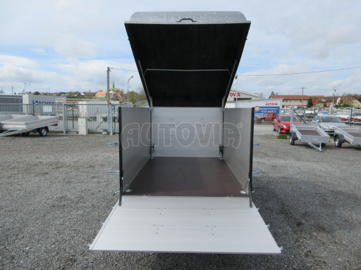 PROFI hliníkový přívěs s nástavbami a víkem ZV 27 ALU B1 2,51x1,48/1,20