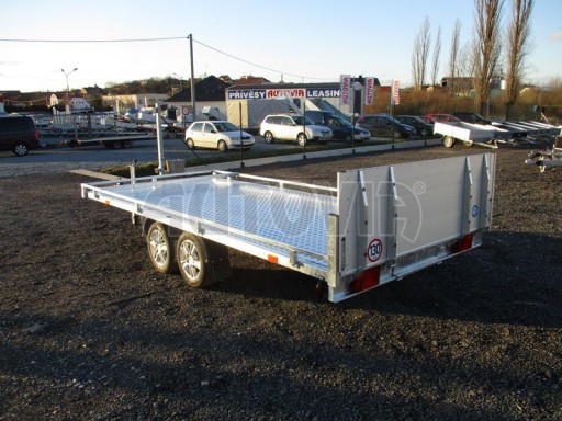 AD 2,7T 4,17x2,09  ALU hydraulicky sklopné plato kombi rampa/nájezdy