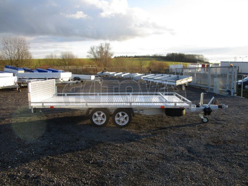 AD 2,7T 4,17x2,09  ALU hydraulicky sklopné plato kombi rampa/nájezdy