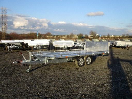 AD 2,7T 4,17x2,09  ALU hydraulicky sklopné plato kombi rampa/nájezdy