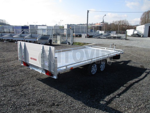 AD 2,7T 4,17x2,09  ALU hydraulicky sklopné plato kombi rampa/nájezdy