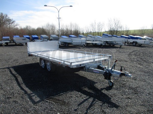 AD 2,7T 4,17x2,09  ALU hydraulicky sklopné plato kombi rampa/nájezdy