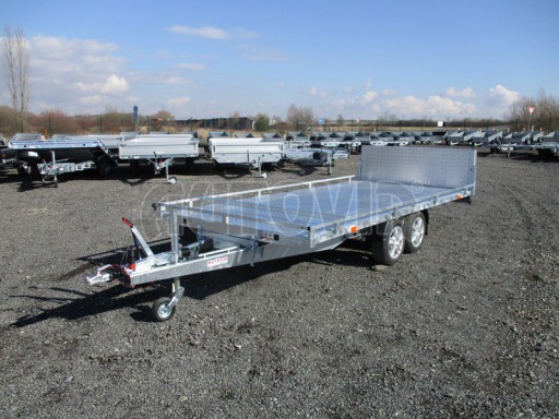 AD 2,7T 4,17x2,09  ALU hydraulicky sklopné plato kombi rampa/nájezdy