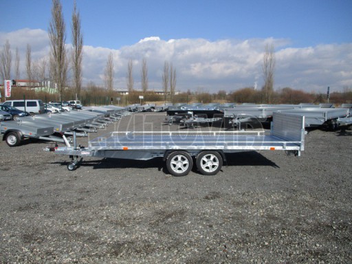 AD 2,7T 4,17x2,09  ALU hydraulicky sklopné plato kombi rampa/nájezdy