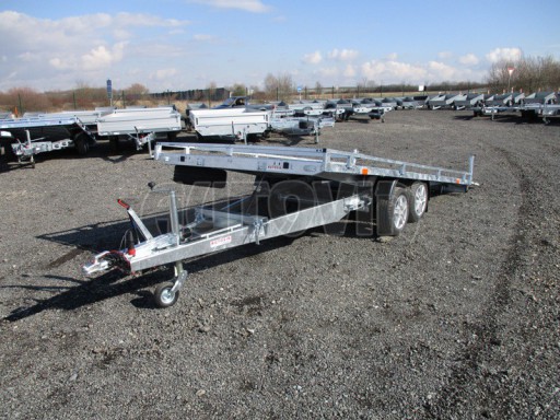 AD 2,7T 4,17x2,09  ALU hydraulicky sklopné plato kombi rampa/nájezdy