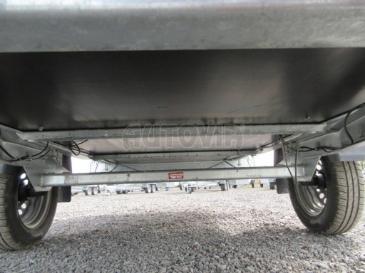 Sklopný PROFI přívěs s nástavbou ZV 26 N1 skl. 2,50x1,30/0,70 POČ M, plachta