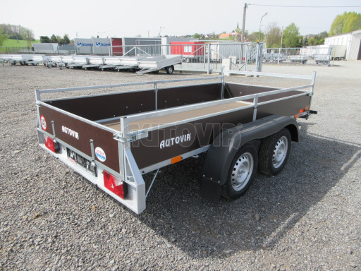 Nebrzděný dvouosý přívěs VA 750kg N2 3,01x1,50/0,30 RE POČ č.7