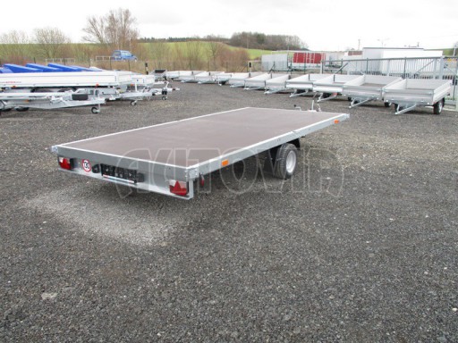 Jednonápravový vozík plato ZV 41 1,3T B1 4,17x2,00 10