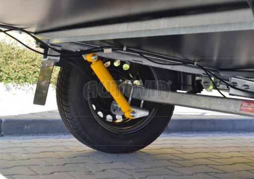 Náprava Knott VR 7L b-1237 c-1575mm 100x4,listová pera č.3