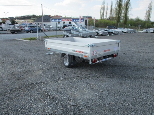 Nebrzděný přívěs ZV 22 750kg N1 2,55x1,50/0,35 10