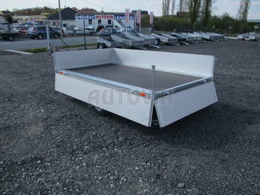 Nebrzděný přívěs ZV 22 750kg N1 2,55x1,50/0,35 10