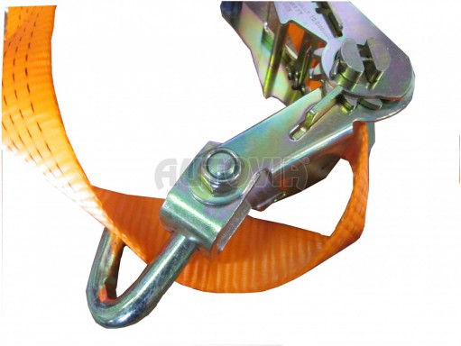 Upínací pás LC 2500 daN 5t / 2,4m/50mm odtah sada s návlekem č.2