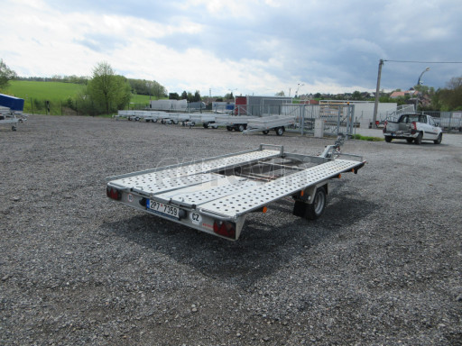 Bazarový přívěs na přepravu aut AKR 1,5T 3,50x1,95 č.8