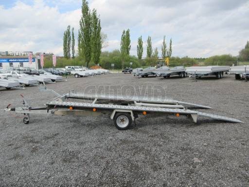 Bazarový přívěs na přepravu aut AKR 1,5T 3,50x1,95 č.13