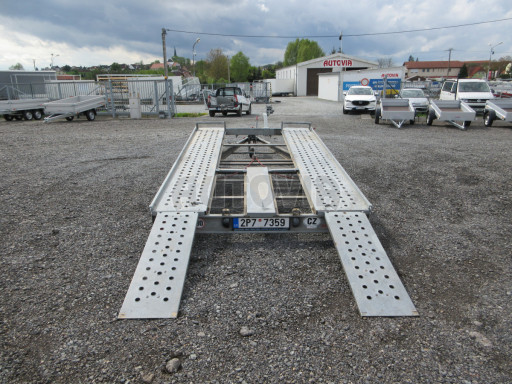 Bazarový přívěs na přepravu aut AKR 1,5T 3,50x1,95 č.14
