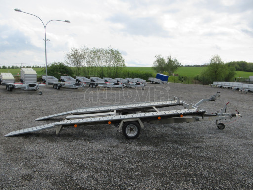 Bazarový přívěs na přepravu aut AKR 1,5T 3,50x1,95 č.16