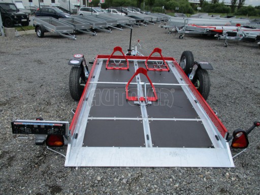 Hydraulicky sklopný přepravník MOTO HS 1,35T AL red 3,02x1,72/0,10* č.5