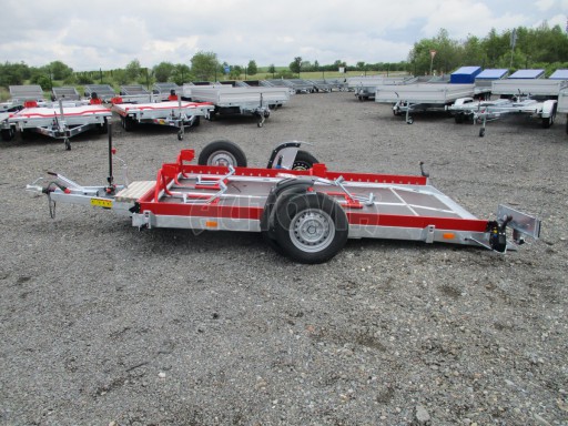 Hydraulicky sklopný přepravník MOTO HS 1,35T AL red 3,02x1,72/0,10* č.7