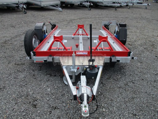 Hydraulicky sklopný přepravník MOTO HS 1,35T AL red 3,02x1,72/0,10* č.9