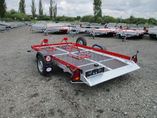 Hydraulicky sklopný přepravník MOTO HS 1,35T AL red 3,02x1,72/0,10* č.13