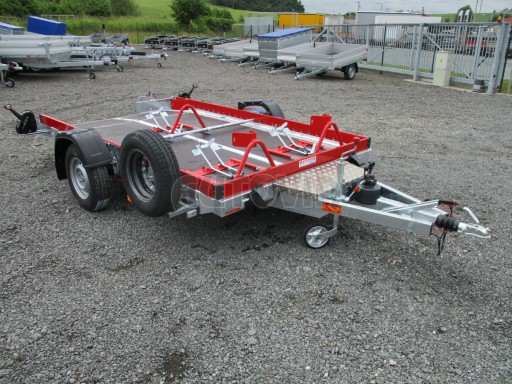 Hydraulicky sklopný přepravník MOTO HS 1,35T AL red 3,02x1,72/0,10* č.16