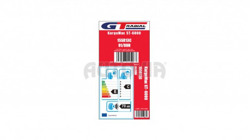 Pneu 155 R 13 C Kargomax 91N 615kg(ST6000) č.2