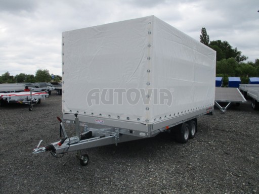 Naklápěcí přívěs s rampou AD 2,7T 4,17x2,09/1,80