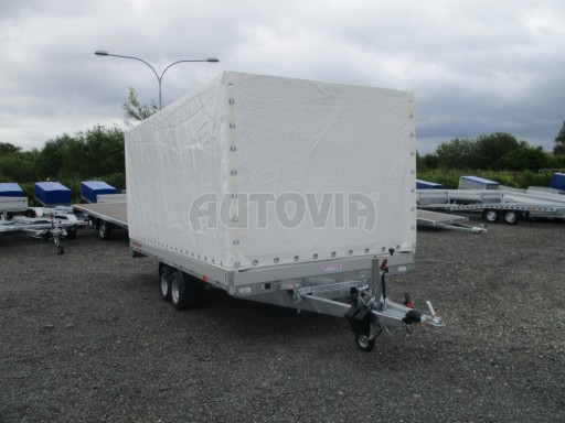 Naklápěcí přívěs s rampou AD 2,7T 4,17x2,09/1,80