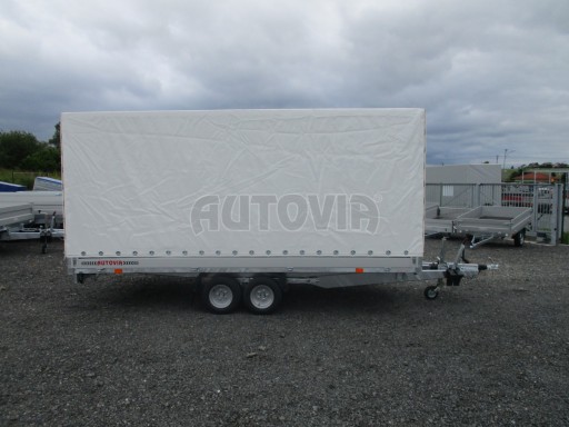 Naklápěcí přívěs s rampou AD 2,7T 4,17x2,09/1,80