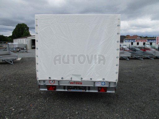 Naklápěcí přívěs s rampou AD 2,7T 4,17x2,09/1,80