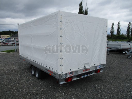 Naklápěcí přívěs s rampou AD 2,7T 4,17x2,09/1,80