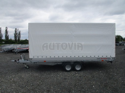 Naklápěcí přívěs s rampou AD 2,7T 4,17x2,09/1,80