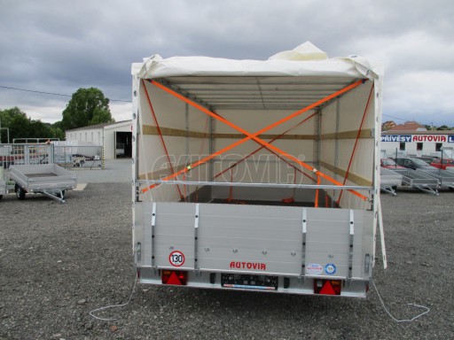 Naklápěcí přívěs s rampou AD 2,7T 4,17x2,09/1,80