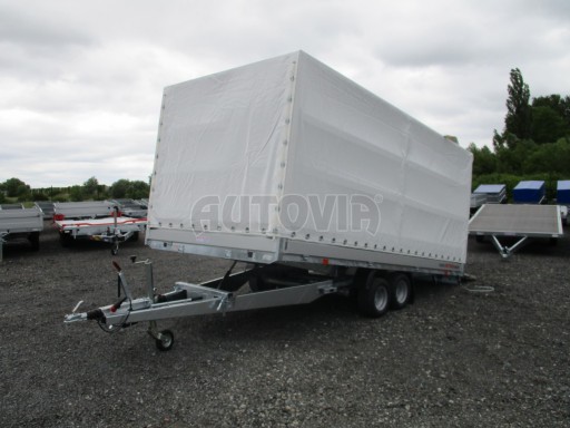 Naklápěcí přívěs s rampou AD 2,7T 4,17x2,09/1,80