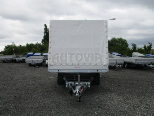 Naklápěcí přívěs s rampou AD 2,7T 4,17x2,09/1,80